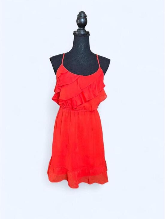 American Eagle Outfitters Dresses & Skirts - Vintage Y2K American Eagle red ruffle mini dress Size Medium 🌸